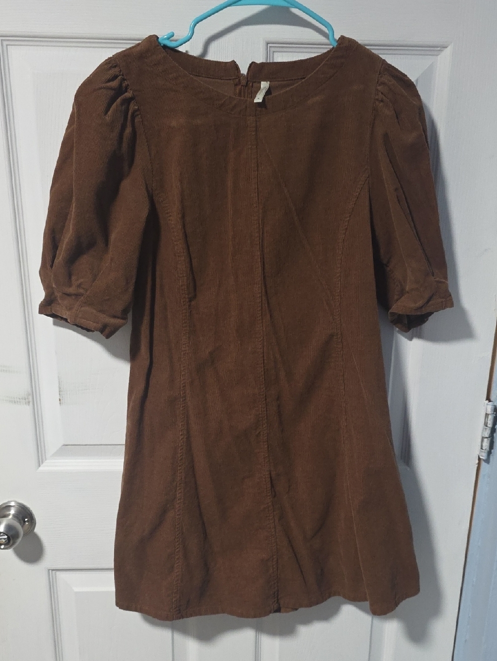 Rylee + Cru Brown Corduroy Mini Dress